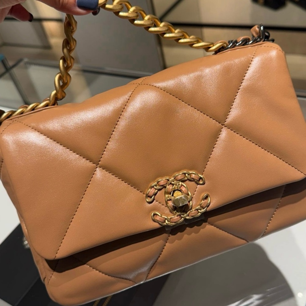 Chanel 19 Flap Bag Caramel